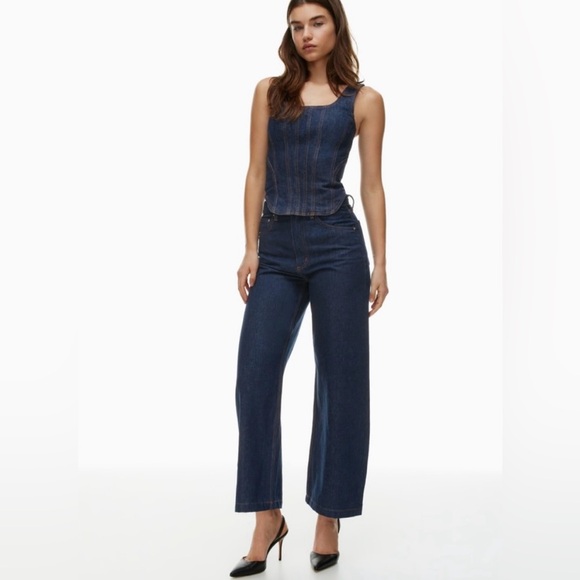 Aritzia Tops - Aritzia Demin Forum Set Size XS